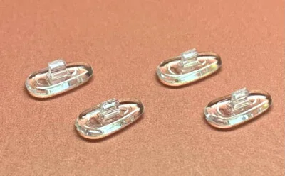 Silicone Nose Pads for Nike Eyeglasses Snap-in NEW 13 mm Buy 2 prs get 1 pr Free 2