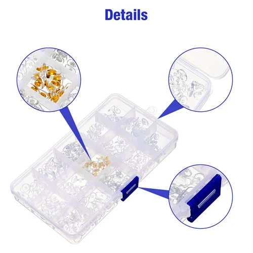 Silicone Screw On Push In Glasses Nose Pads Kit Eyeglass Eyewear Repair Tool 3