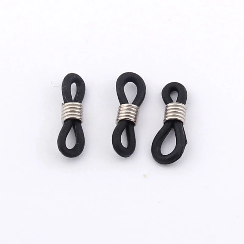 Silicone Skid Ring Spring DIY Glasses Strap Chain Holder Eyeglass Lanyard Making 2
