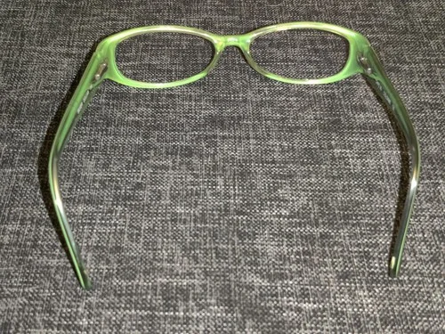 Silver Dollar Cafe 36 Eyeglass Frames Glasses 135 Color #3 Black & Green Leaves 4