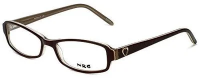 Silver Dollar Designer Eyeglasses Portia in Brown 50mm DEMO LENS