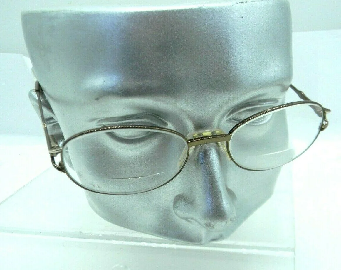 Silver Dollar Eyeglass Frames Dottie Copper Flex hinge 50-17-130 Rhinestone