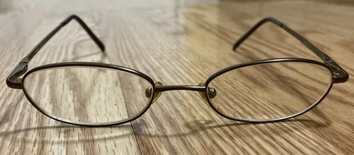 Silver Dollar Eyewear “Orlando” Eyeglasses Bronze Full Oval Frame 49▫️19 135 2