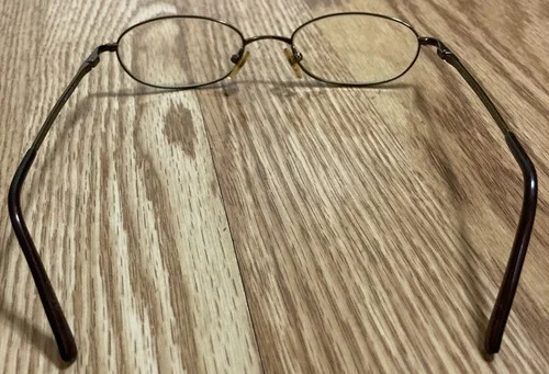 Silver Dollar Eyewear “Orlando” Eyeglasses Bronze Full Oval Frame 49▫️19 135 4