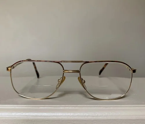 Silver Dollar TC756 Eyeglasses Frames Pure Titanium 54[]16 140mm Gold Tortoise 1