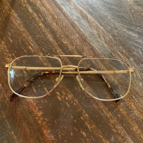 Silver Dollar TC756 Eyeglasses Frames Pure Titanium 54[]16 140mm Gold Tortoise 2