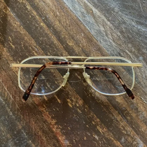 Silver Dollar TC756 Eyeglasses Frames Pure Titanium 54[]16 140mm Gold Tortoise 3