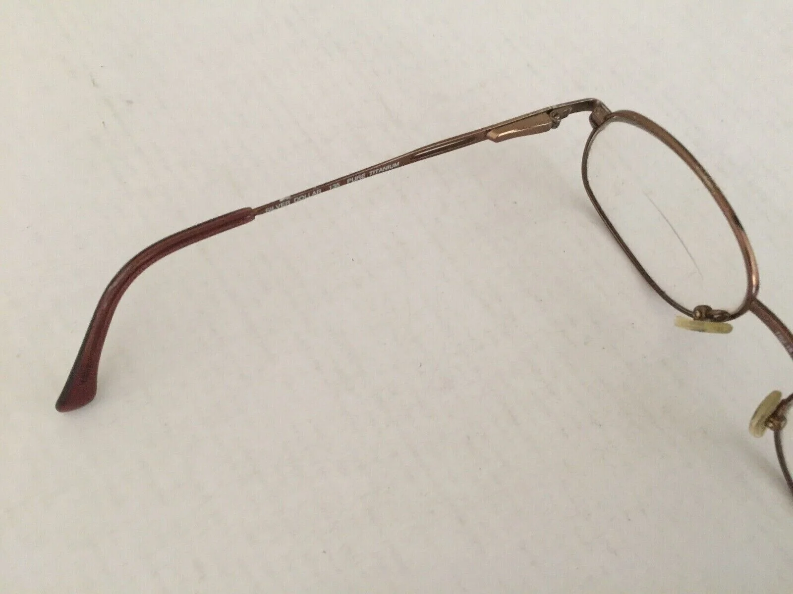 Silver Dollar TC781 Eyeglasses Pure Titanium brown Frames brown Size 52[]18 135 2