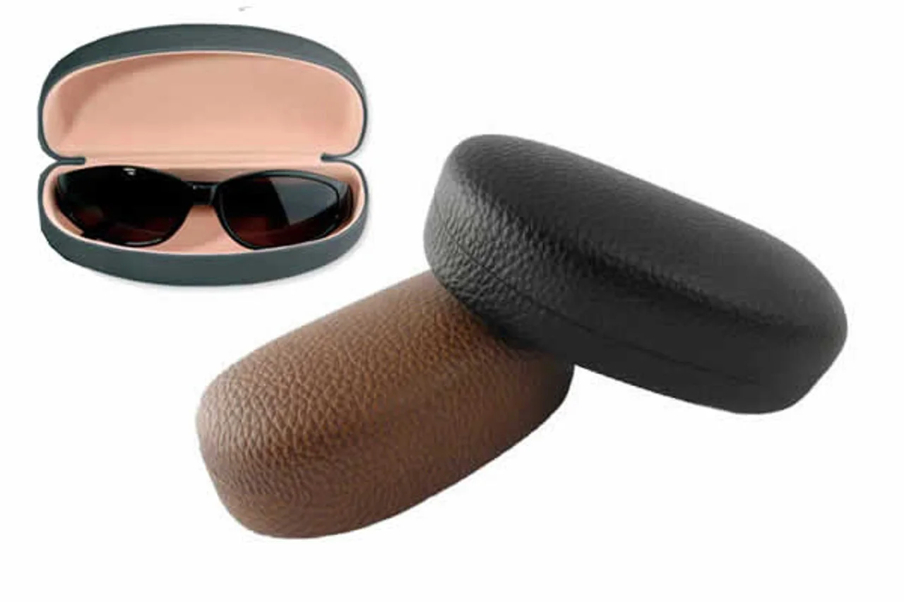 Simple Hard Eyeglass/Sunglass Case in Black for Large & Wraparound Frames HC-7 2