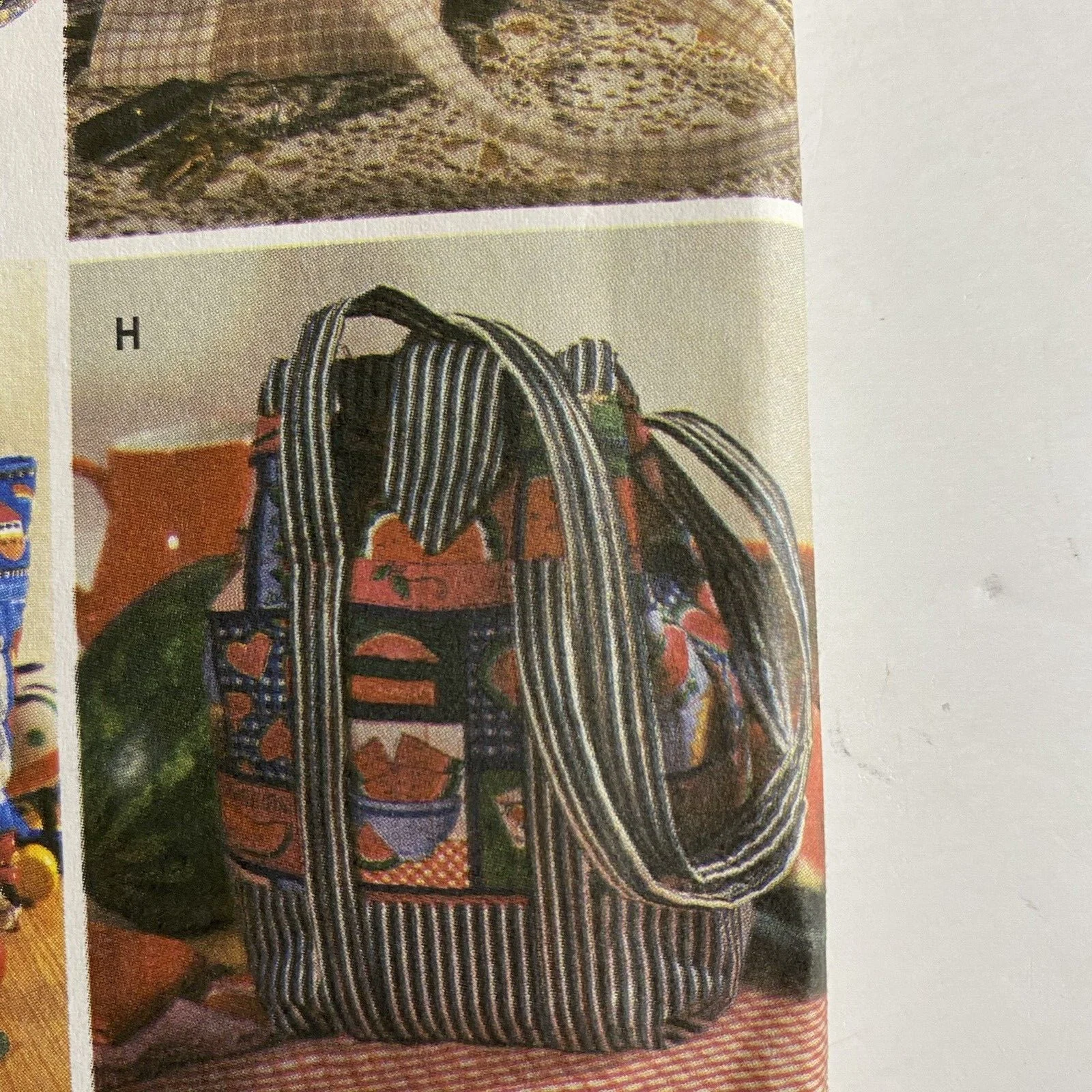 Simplicity Pattern 7098 Purse Tote Duffle Eyeglass Case Sewing Quilted Crafts 3