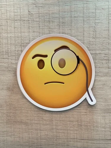 Single Eyeglass Emoji Magnet 3