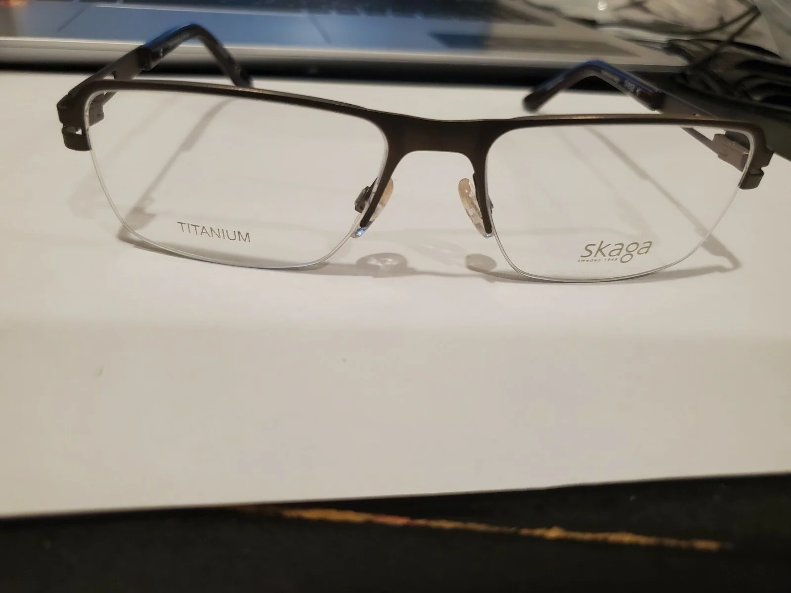 SKAGA 2535-U NIIA 304 Olive Green 54-17-140 Frames TITN Flex ITALY S764