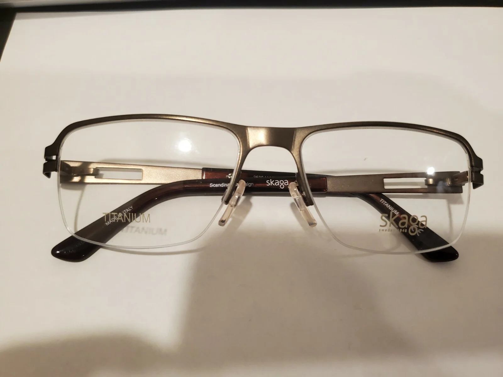 SKAGA 2535-U NIIA 304 Olive Green 54-17-140 Frames TITN Flex ITALY S764 4