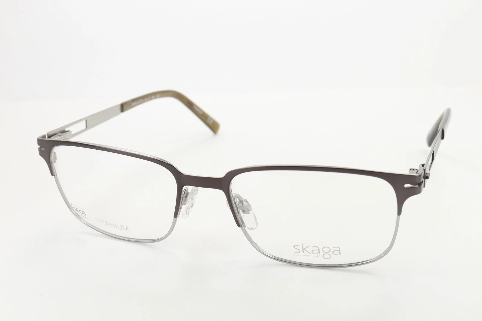 SKAGA 3737-U OTTO 501 Gunmetal 53-17-140 Frames TITN Flex Hinges ITALY S754 2