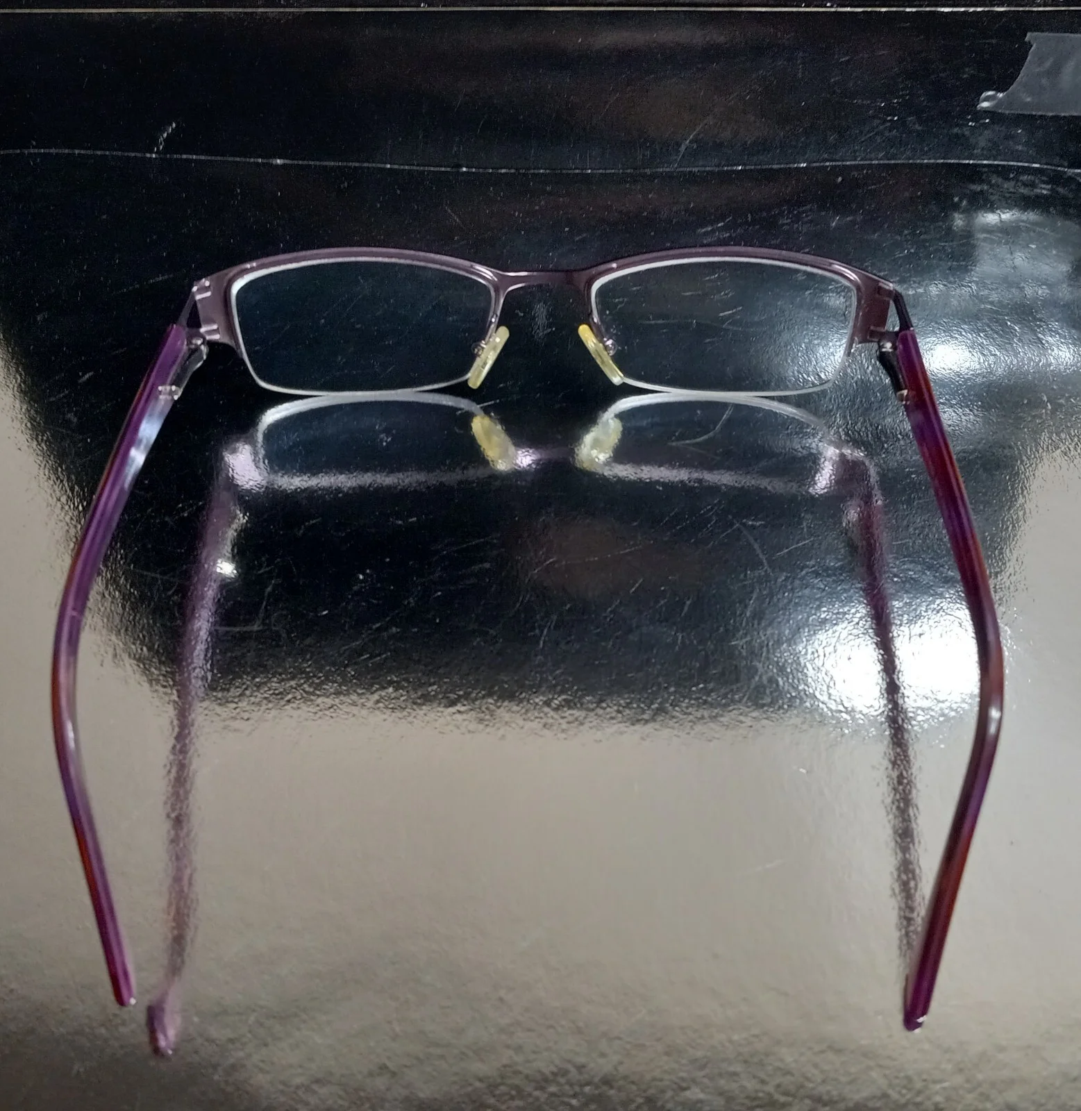 Skaga Scandinavian Eyewear 3406 5109 Eyeglasses 50•17-135 Purple Half Rim Frames 3