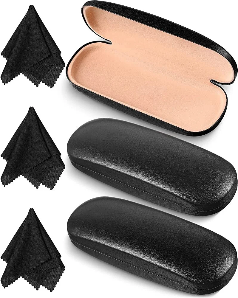 Slim Eyeglass Sunglasses Case Clam Hard Shell Protective Cover for Sun Glasses 4