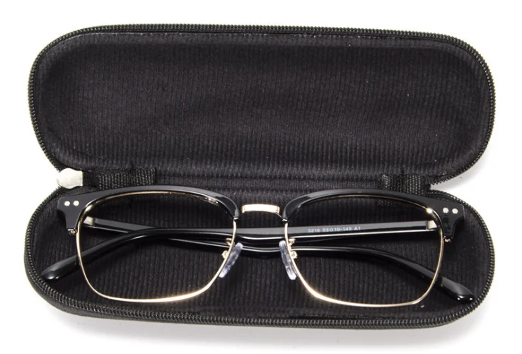 Slim Zipper glasses Eyeglasses Case Fits for Ray Ban Oakley Sunglasses - Small 3
