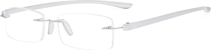 Small Lenes Rimless Reading Glasses Women - Frameless Reader Eyeglass