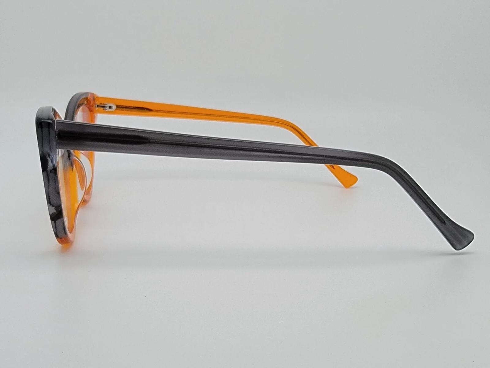 SmartBuy Collection Antoinette WA454518-04 Orange Grey Cat Eye Eyeglasses Frame 4