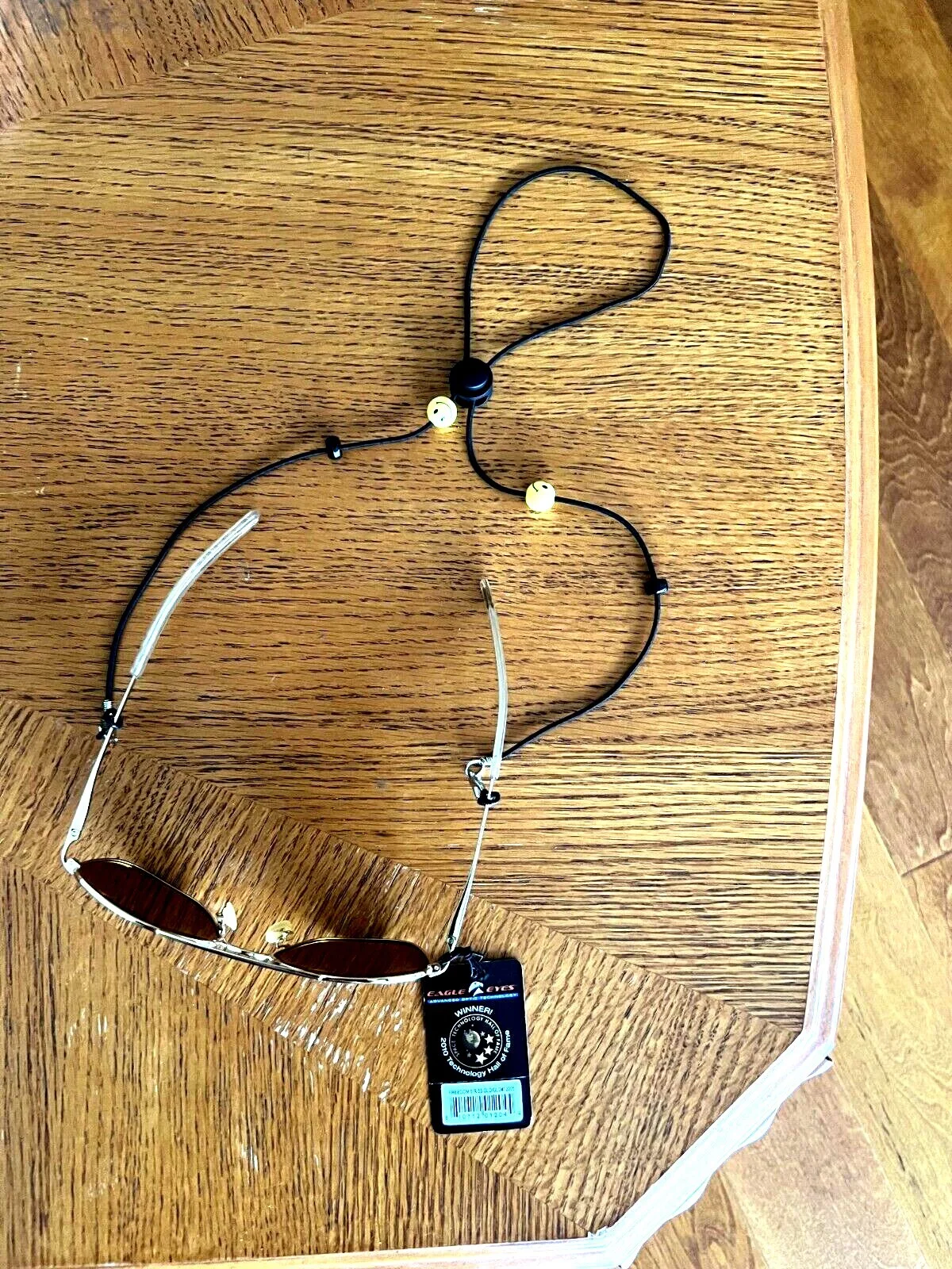 SMILEY FACE EMOJI EYEGLASSES SUNGLASSES MASK HOLDER ADJUSTABLE CHAIN NECKLACE 4