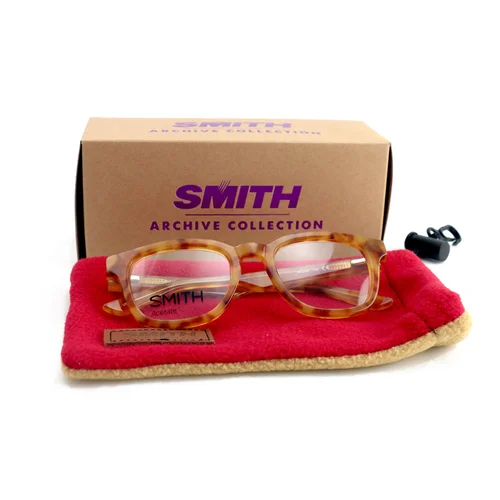 Smith Men or Womens Eyeglasses Orange Havana Square Uptake 2J3 Frames 48 20 140 2