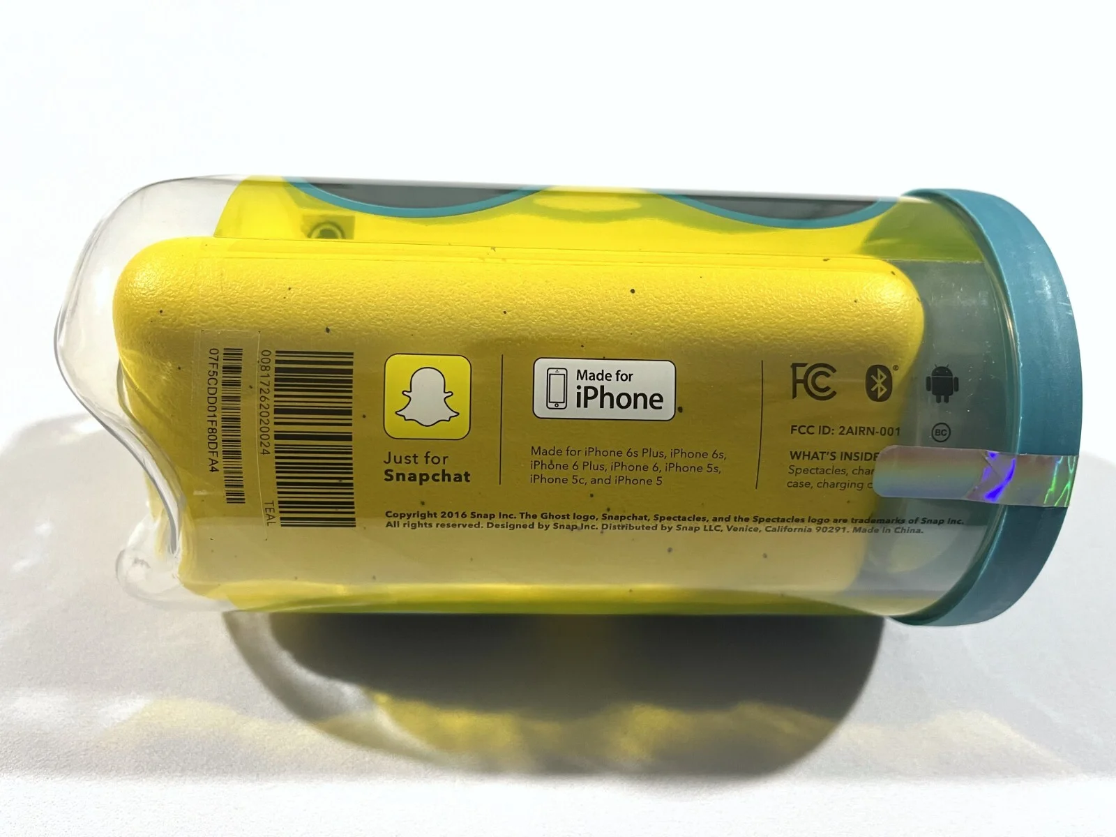 Snap Inc. Snapchat Spectacles Glasses - Onyx Eclipse with Charging Cord, Case + 2