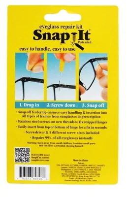 Snap It Eyeglass Repair Kit 2