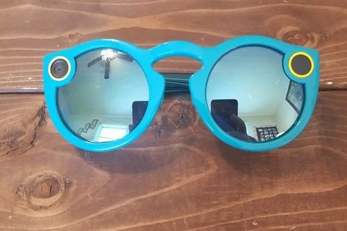 Snapchat Spectacles 1st Generation Teal Glasses Only FOR PARTS