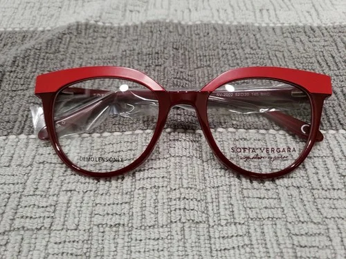 Sofia Vergara SV 2002 BRG Eyeglass Frames 52 20 145 NEW