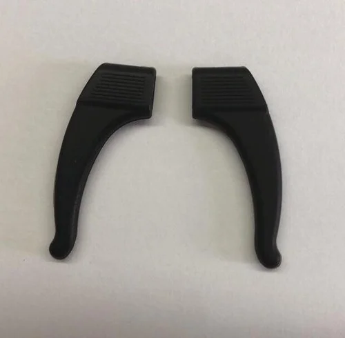 Soft Silicone CLEAR and BLACK Temple Tips - Ear Hook Retainers for Eyeglasses 2