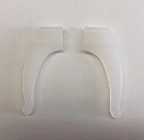 Soft Silicone CLEAR and BLACK Temple Tips - Ear Hook Retainers for Eyeglasses 3