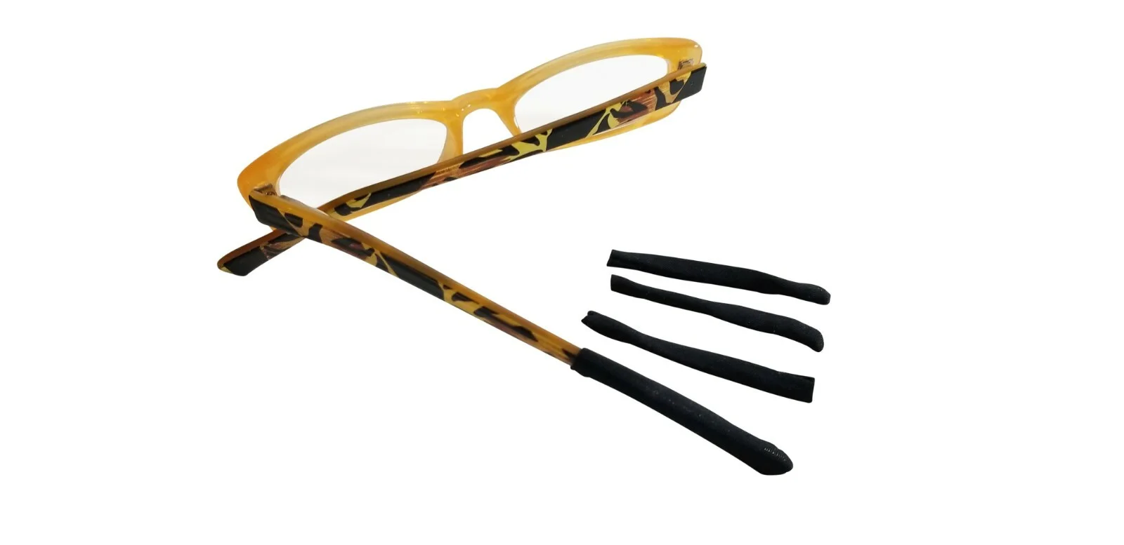 Soft Tip Temple Arm End Covers for Sunglasses Eyeglasses FOUR-PACK