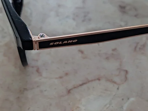 SOLANO EYEGLASSES W/ MAGNETIC CLIP ON Black New 2