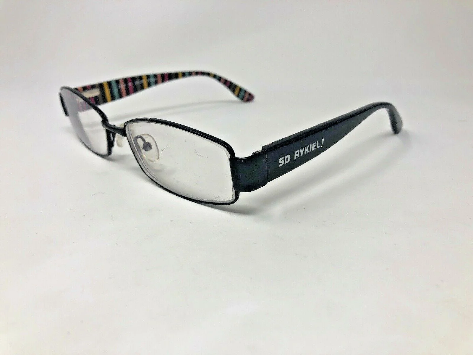 SONIA RYKIEL 7204 Eyeglasses Frame Womens 52-16-135 Black Polished ZG09