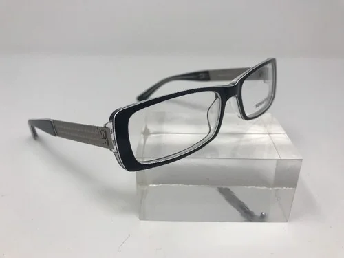 Sonia Rykiel Eyeglasses 7192 51/14/135 Black Silver Carbon Clear Demo Lens A677