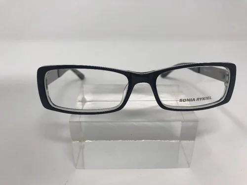 Sonia Rykiel Eyeglasses 7192 51/14/135 Black Silver Carbon Clear Demo Lens A677 3