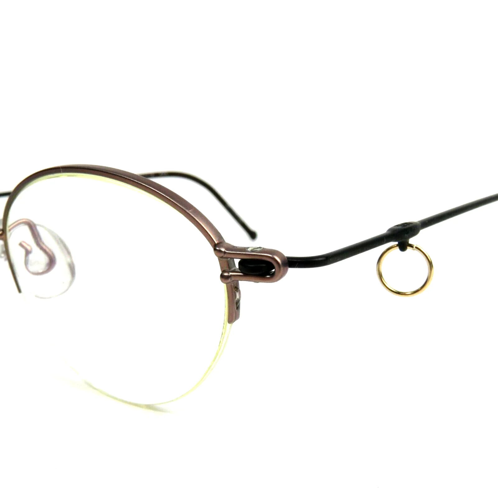 Sonia Rykiel half rim eyeglasses round 65-7609 bronze rim 48-20-145mm 3