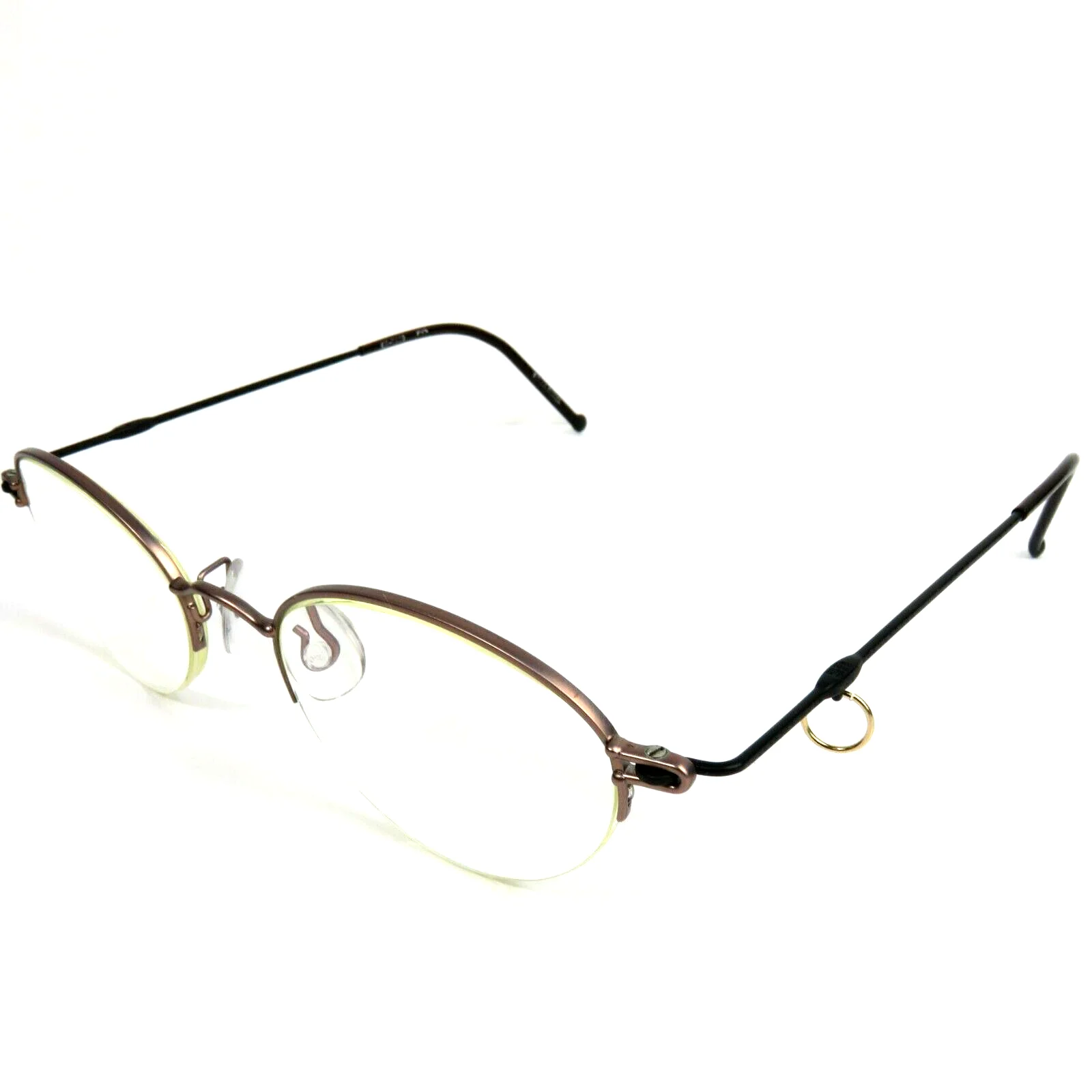 Sonia Rykiel half rim eyeglasses round 65-7609 bronze rim 48-20-145mm 4