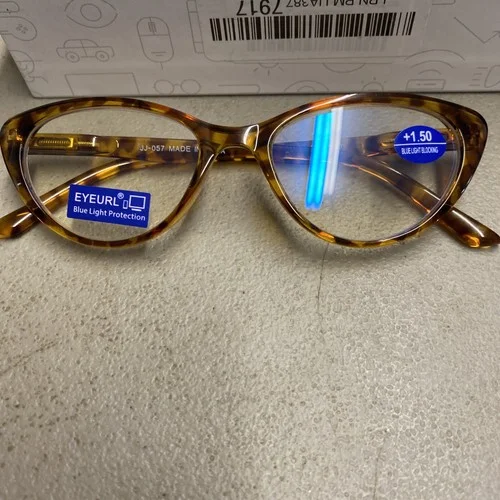 Soros Retro Round Frame Blue Light Blocking Anti-Glare Eyeglasses Tortoise Shell 2