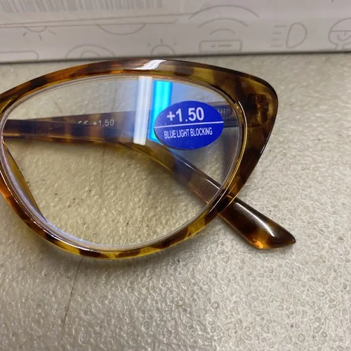 Soros Retro Round Frame Blue Light Blocking Anti-Glare Eyeglasses Tortoise Shell 4