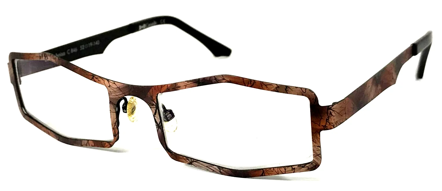 SPECTACLE EYEWORKS “LOVE ANISA” C846 Germany Brown Eyeglasses Frame 52-19-140