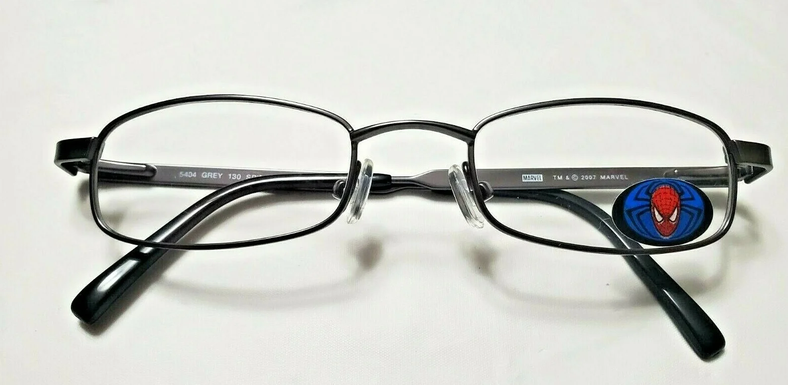Spiderman RXable Eyeglass Frames Gray Size 46 18 120 Kids Eyewear Model 5404