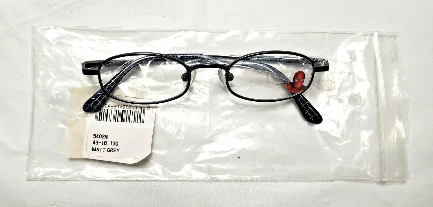 Spiderman RXable Eyeglass Frames Matte Gray 43 18 130 Kids Eyewear Model 5402N 2