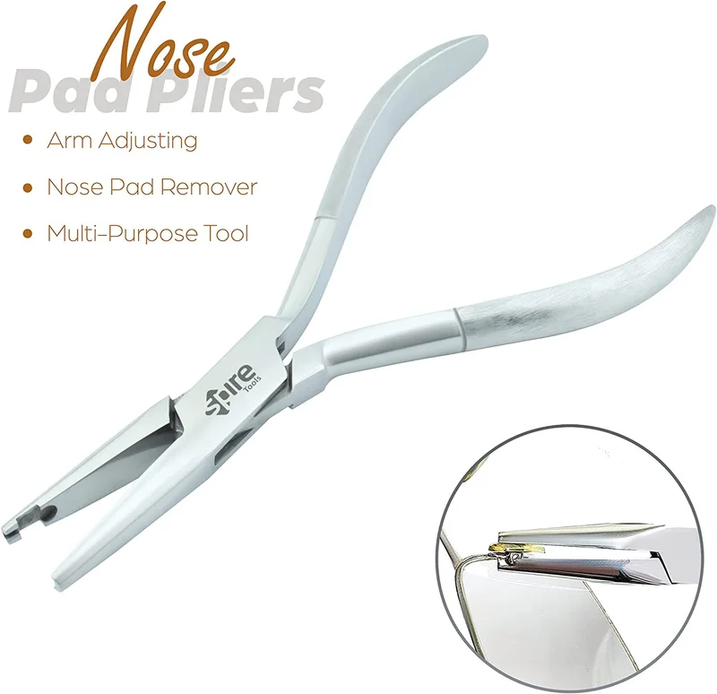 Spire Tools ® Nose Pad Arm Adjusting Pliers Eyeglass Arms Frame Eyeglasses Nose 3