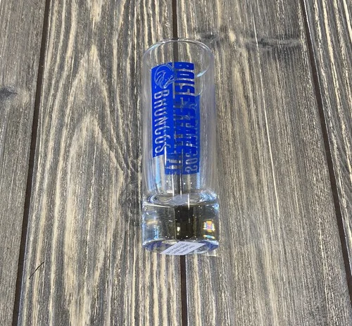 Spirit Products Boise State Broncos Shooter Shot Glass College Gift Clear Blue