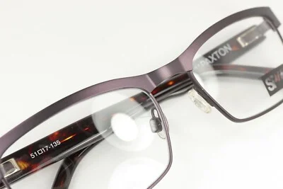 SPY OPTIC PAXTON Dark Plum /Tortoise 51-17-135 Eyeglass Frames Flex Hinges Y66
