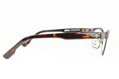 SPY OPTIC PAXTON Dark Plum /Tortoise 51-17-135 Eyeglass Frames Flex Hinges Y66 4
