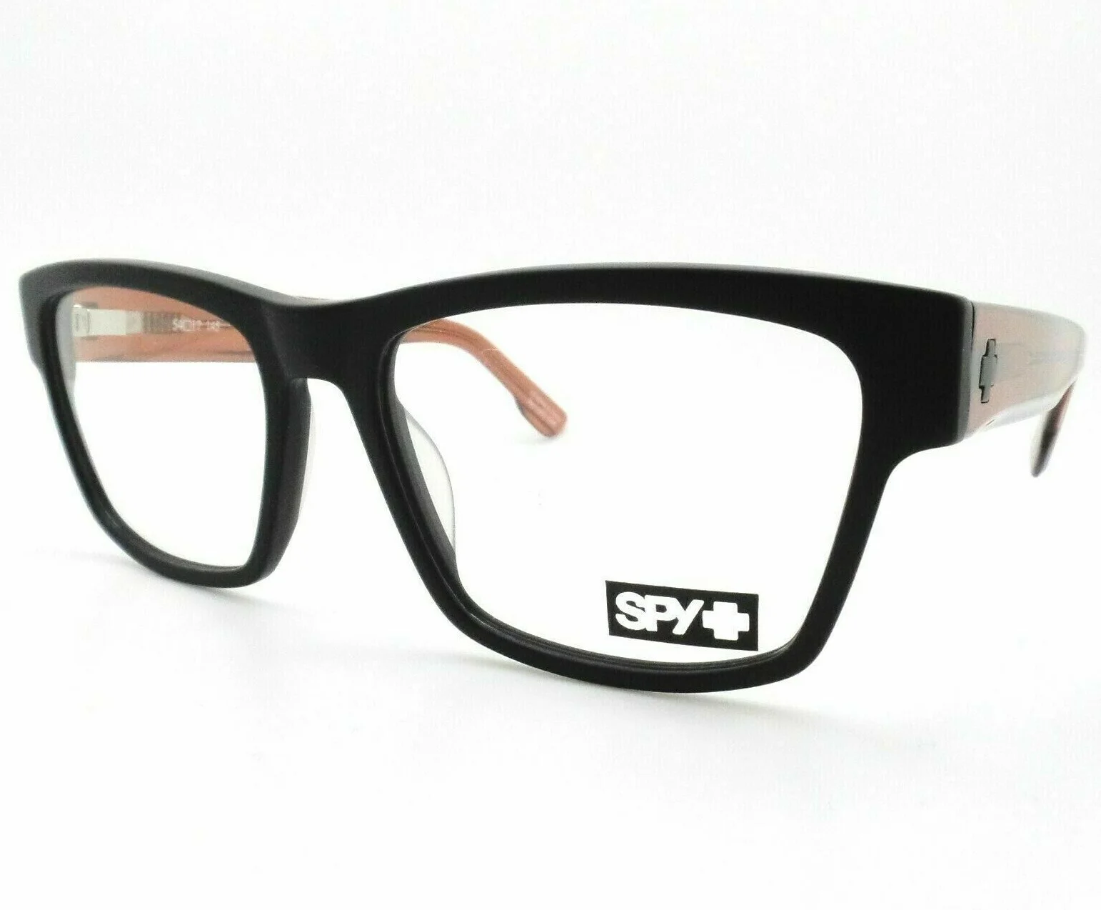 Spy Optics Weston Matte Black Sepia RX Eyeglass Frame New Authentic