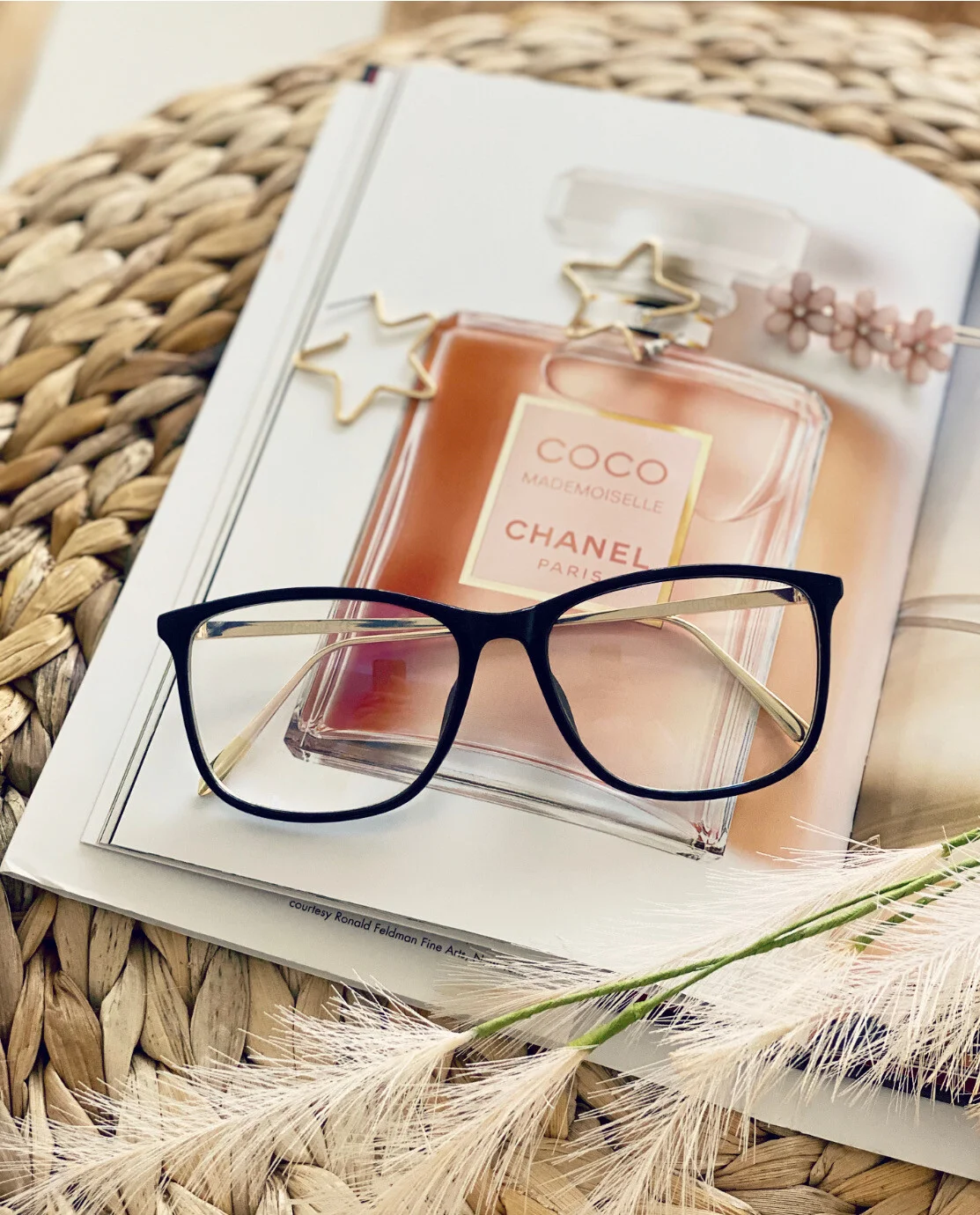 Square Eyeglasses Vintage Retro 70 2