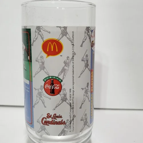 St Louis Cardinals 1998 Bob Gibson McDonalds Legendary Players Collector Glass 4